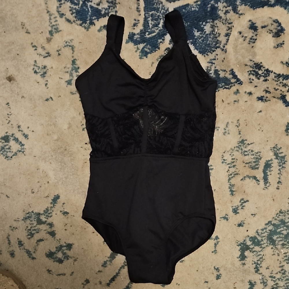 Girls Danz N Motion Black Leotard